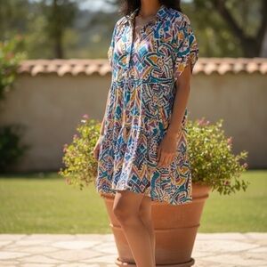 Umgee Multicolor Paisley Dress